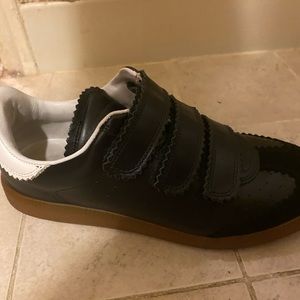 Isabel Murant black and white Velcro sneakers size 37